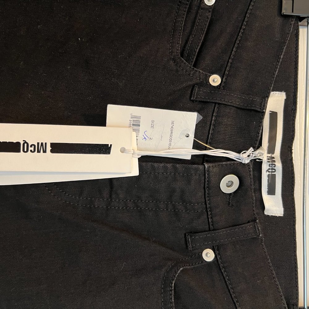 Alexander McQueen McQ Black Distressed Jeans Sz 25 - Picture 6 of 7